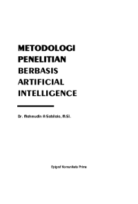 Image of Metodologi penelitian berbasis artificial intelligence